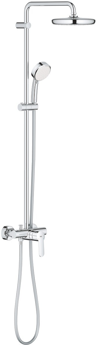 Coloana de dus Grohe Tempesta Cosmopolitan System 210 cu baterie dus  crom