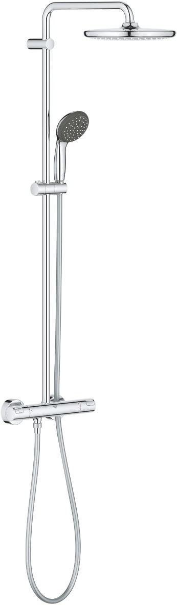 Coloana de dus Grohe Vitalio Start System 250 cu baterie termostatata  crom