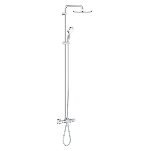 Coloana de dus Grohe Tempesta Cosmopolitan System 250 cu baterie cada termostatata  9.5 l/min  crom