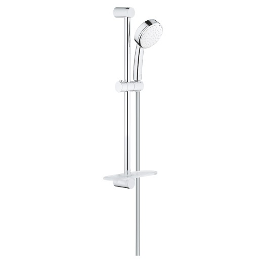 Set de dus Grohe Tempesta Cosmopolitan 100 cu para de dus 1 jet  furtun 175cm si bara de 60cm  savoniera  crom