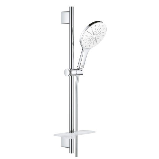 Set de dus Grohe Vitalio SmartActive 150 cu para de dus 3 jeturi  furtun 175cm  bara de dus 60cm  savoniera  9.5 l/min  crom