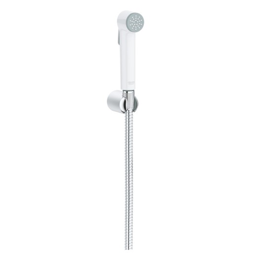Set de dus igiena intima Grohe Tempesta-F Trigger Spray 30 cu agatatoare si furtun 125cm  5.7 l/min  crom-alb
