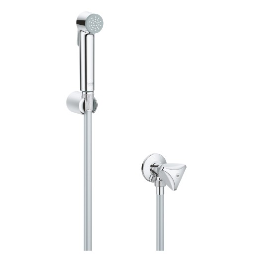 Set de dus igiena intima Grohe Tempesta-F Trigger Spray 30 cu agatatoare  furtun 125cm si robinet  crom