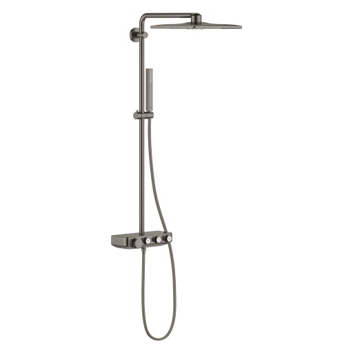 Coloana de dus Grohe Euphoria SmartControl System 310 Cube Duo cu baterie termostatata  brushed hard graphite