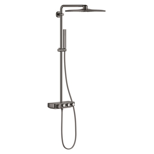 Coloana de dus Grohe Euphoria SmartControl System 310 Cube Duo cu baterie termostatata  hard graphite