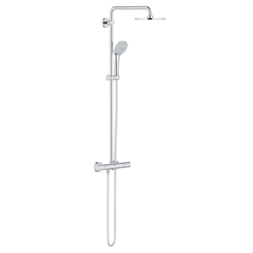 Coloana de dus Grohe Euphoria System 210 cu baterie termostatata  crom