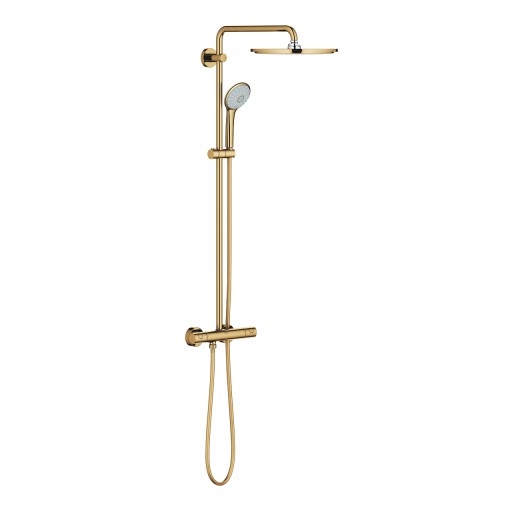 Coloana de dus Grohe Euphoria System 310 cu baterie termostatata  cool sunrise
