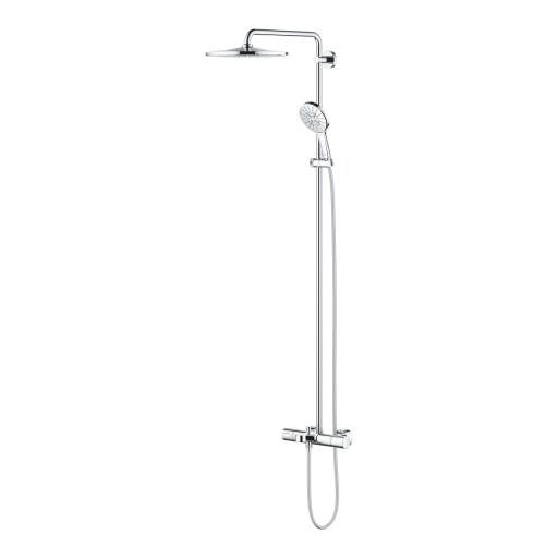 Coloana de dus Grohe Rainshower Rainshower SmartActive 310 cu baterie cada termostatata  crom