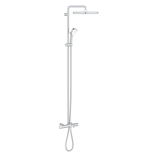 Coloana de dus Grohe Tempesta Cosmopolitan System 250 Cube cu baterie termostatata  crom