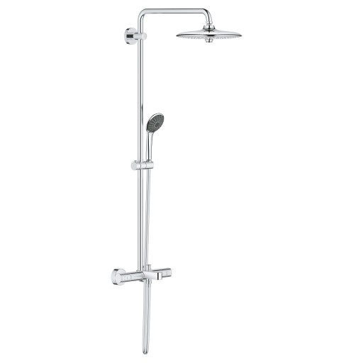 Coloana de dus Grohe Vitalio Joy System 260 cu baterie cada termostatata  crom