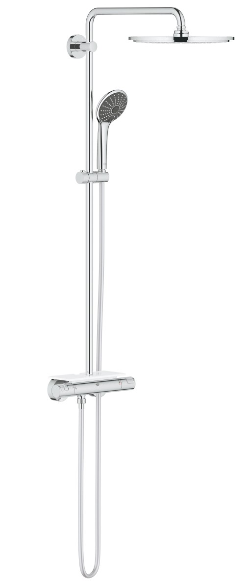 Coloana de dus Grohe Vitalio Joy System 310 cu baterie termostatata  savoniera  crom