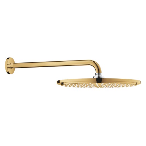 Palarie de dus Grohe RainShower Cosmopolitan 310 38cm si brat de dus 38cm de perete  cool sunrise