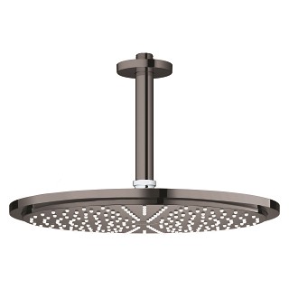 Palarie de dus Grohe RainShower Cosmopolitan 310 si brat de dus 142mm de tavan  hard graphite