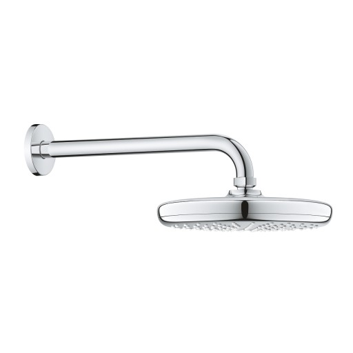 Palarie de dus Grohe Tempesta 210 si brat de dus 286mm de perete  crom
