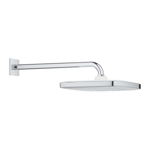 Palarie de dus Grohe Tempesta 250 Cube 1 jet cu brat de dus 38cm de perete  9.5 l/min  crom