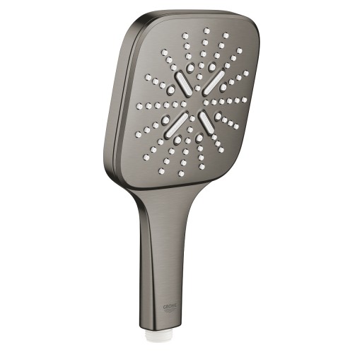 Para de dus Grohe RainShower SmartActive 130 Cube cu 3 jeturi  9.5 l/min  brushed hard graphite
