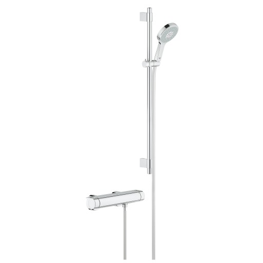 Baterie dus termostatata Grohe Grohtherm 2000 cu set de dus Power&Soul Cosmopolitan 130