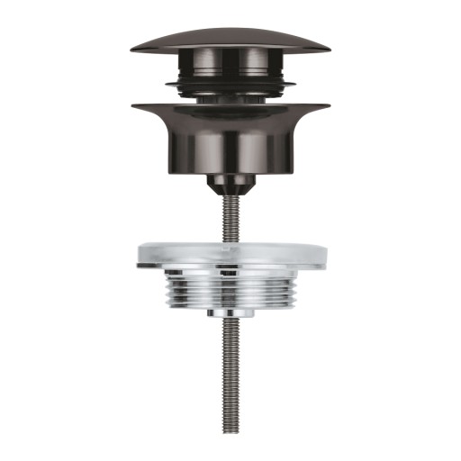 Ventil click-clack Grohe 65807 pentru lavoare cu preaplin  hard graphite