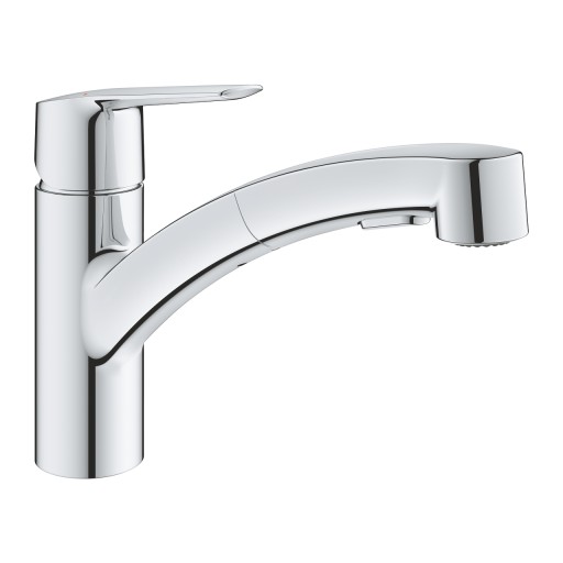 Baterie bucatarie Grohe Start cu dus extractibil dual spray  crom