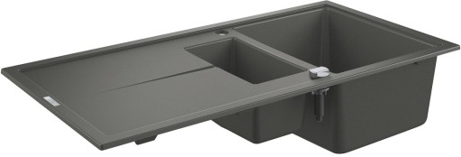 Chiuveta bucatarie Grohe K400 60 -C cu doua cuve inegale  1000x500mm  compozit  granite gray