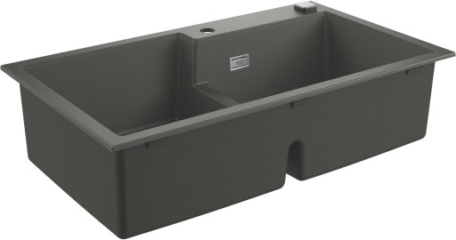 Chiuveta bucatarie Grohe K500 90 -C cu doua cuve  860x500mm  compozit  granite gray