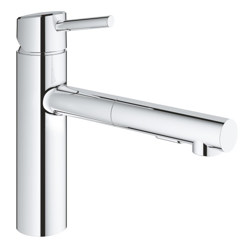 Baterie bucatarie Grohe Concetto cu dus dual spray extractibil  crom