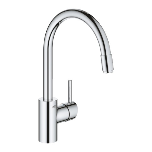Baterie bucatarie Grohe Concetto cu dus extractibil  pipa C  crom