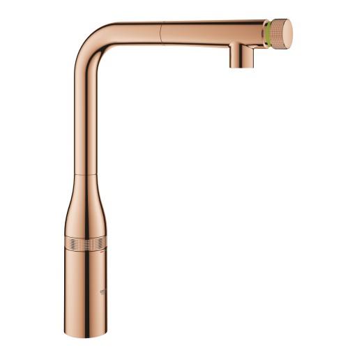 Baterie bucatarie Grohe Essence SmartControl cu dus extractibil  pipa L  warm sunset
