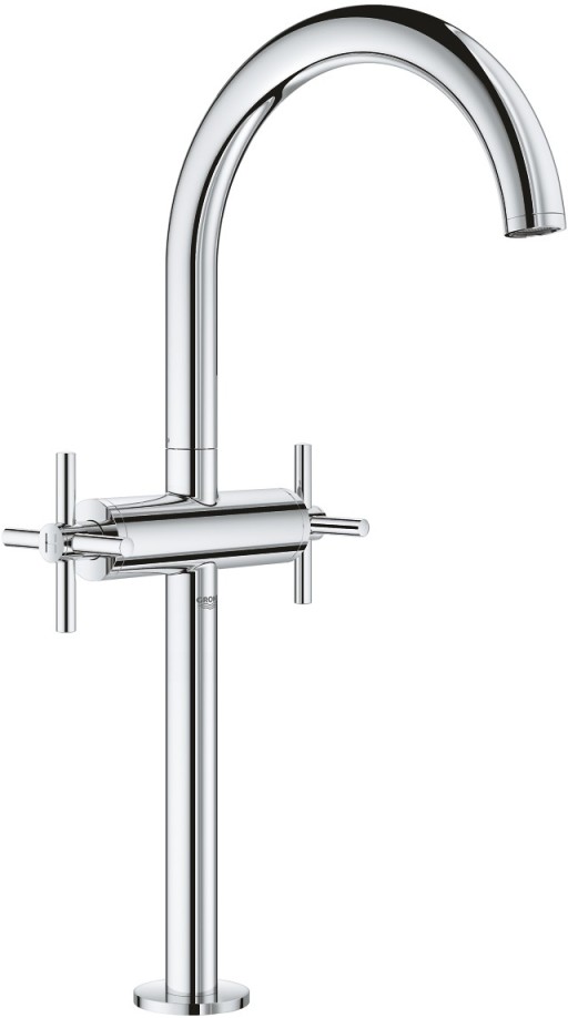 Baterie lavoar Grohe Atrio XL cu dubla comanda pentru lavoare tip bol  ventil click-clack  crom