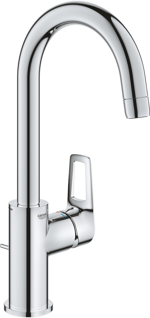 Baterie lavoar Grohe BauLoop New L  ventil pop-up  crom