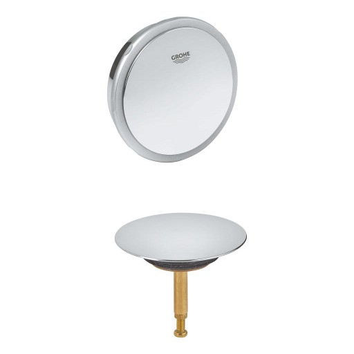 Set ornamente sifon pentru cada Grohe Talento cu preaplin si capac  crom