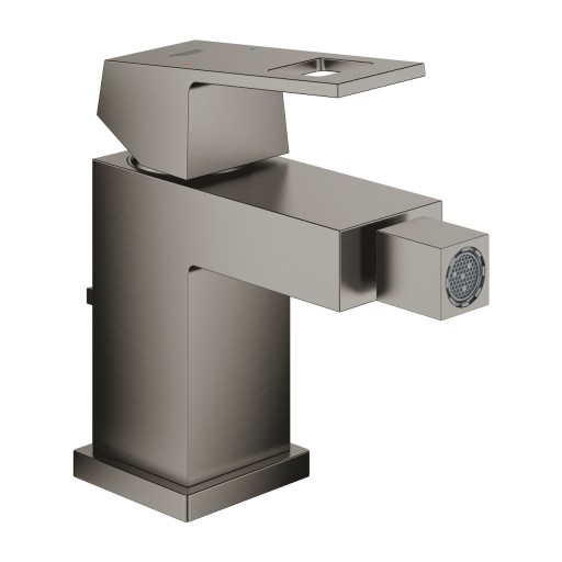 Baterie bideu Grohe Eurocube  ventil pop-up  brushed hard graphite