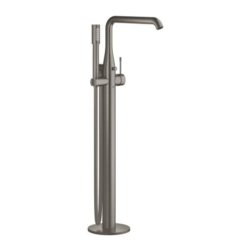 Baterie cada cu montaj pe pardoseala Grohe Essence  necesita corp ingropat  brushed hard graphite