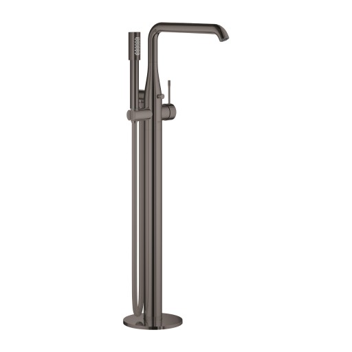 Baterie cada cu montaj pe pardoseala Grohe Essence  necesita corp ingropat  hard graphite