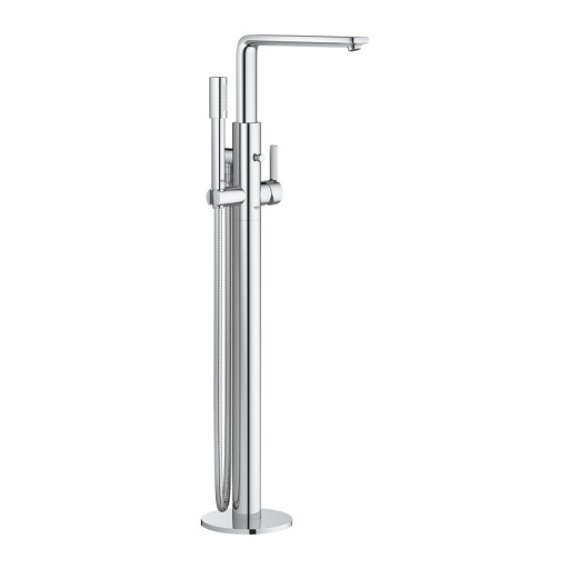 Baterie cada cu montaj pe pardoseala Grohe Lineare  necesita corp ingropat  crom