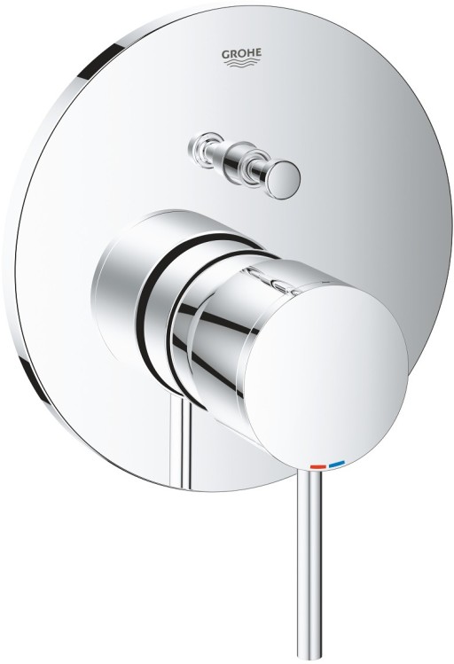 Baterie cada - dus Grohe Atrio cu montaj incastrat  necesita corp ingropat  crom
