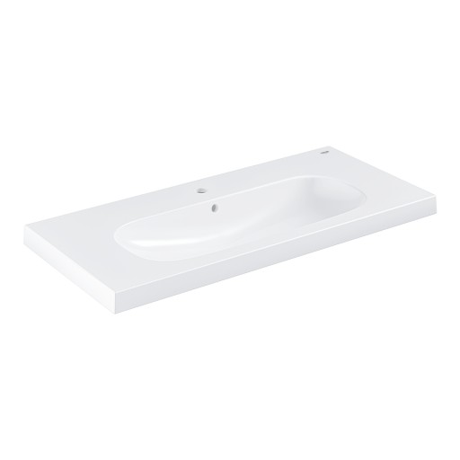 Lavoar Grohe Euro Ceramic 100cm  montare pe mobilier  PureGuard  alb