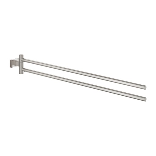 Suport prosop dublu Grohe Essential Cube  supersteel
