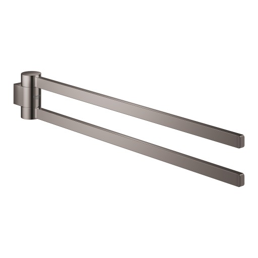 Suport prosop dublu Grohe Selection 40cm  hard graphite