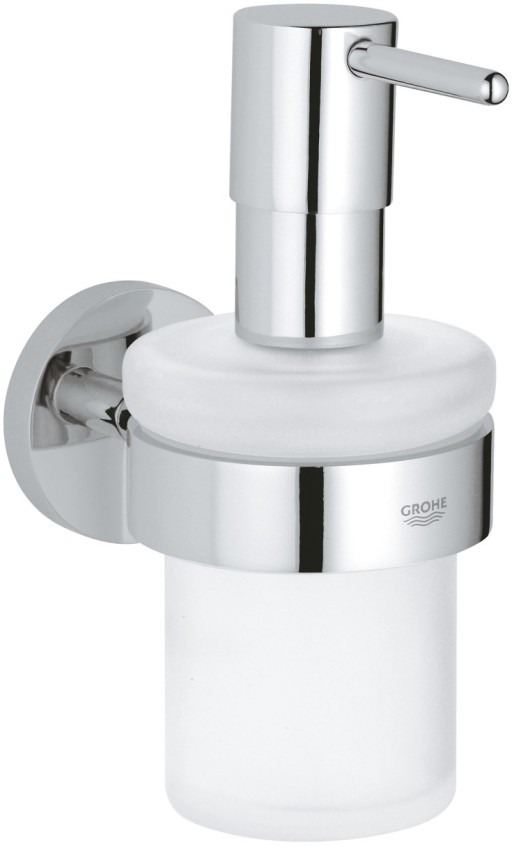 Dozator sapun lichid cu suport de perete Grohe Essentials  crom