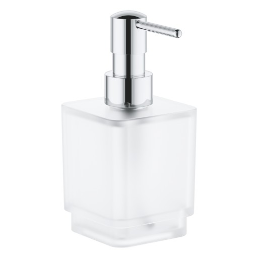 Dozator sapun lichid Grohe Selection Cube  sticla mata - crom