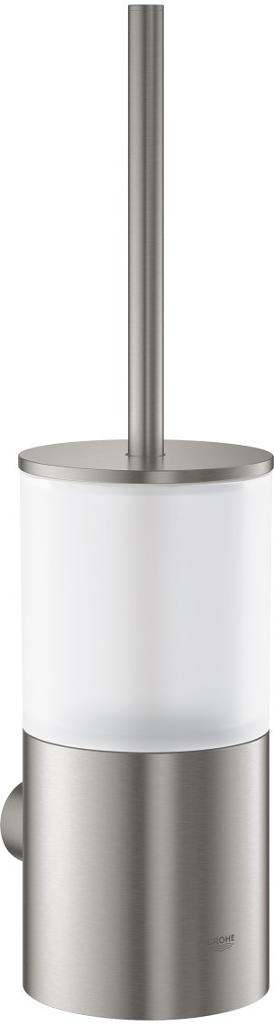 Perie wc cu suport de perete Grohe Atrio  supersteel