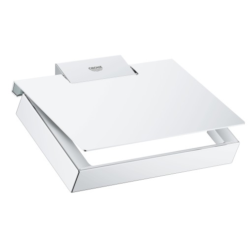 Suport hartie igienica Grohe Selection Cube cu aparatoare  crom