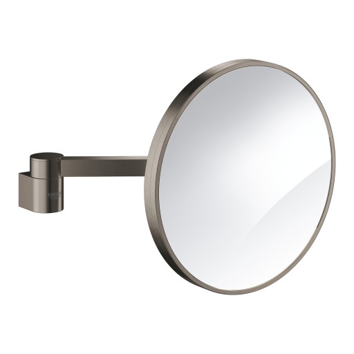 Oglinda cosmetica Grohe Selection de perete  7x  brushed hard graphite