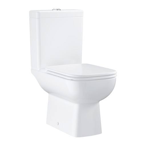Set complet vas wc Grohe Start Edge Ceramic Rimless  rezervor cu alimentare inferioara si capac cu inchidere lenta  alb