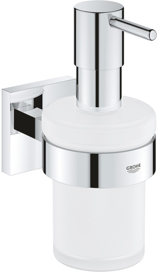 Dozator sapun Grohe Start Cube cu suport de perete  crom
