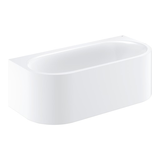Cada freestanding Grohe Essence 180x85cm  montare la perete  otel  alb