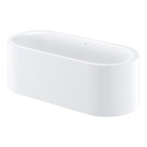 Cada ovala freestanding Grohe Essence 180x80cm  fara preaplin  otel  alb