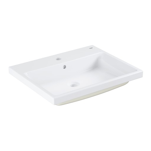 Lavoar Grohe Cube Ceramic 60x49cm  montare in blat  PureGuard  alb
