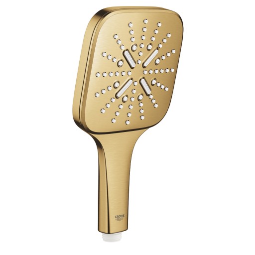 Para de dus Grohe RainShower SmartActive 130 Cube cu 3 jeturi  9.5 l/min  brushed cool sunrise
